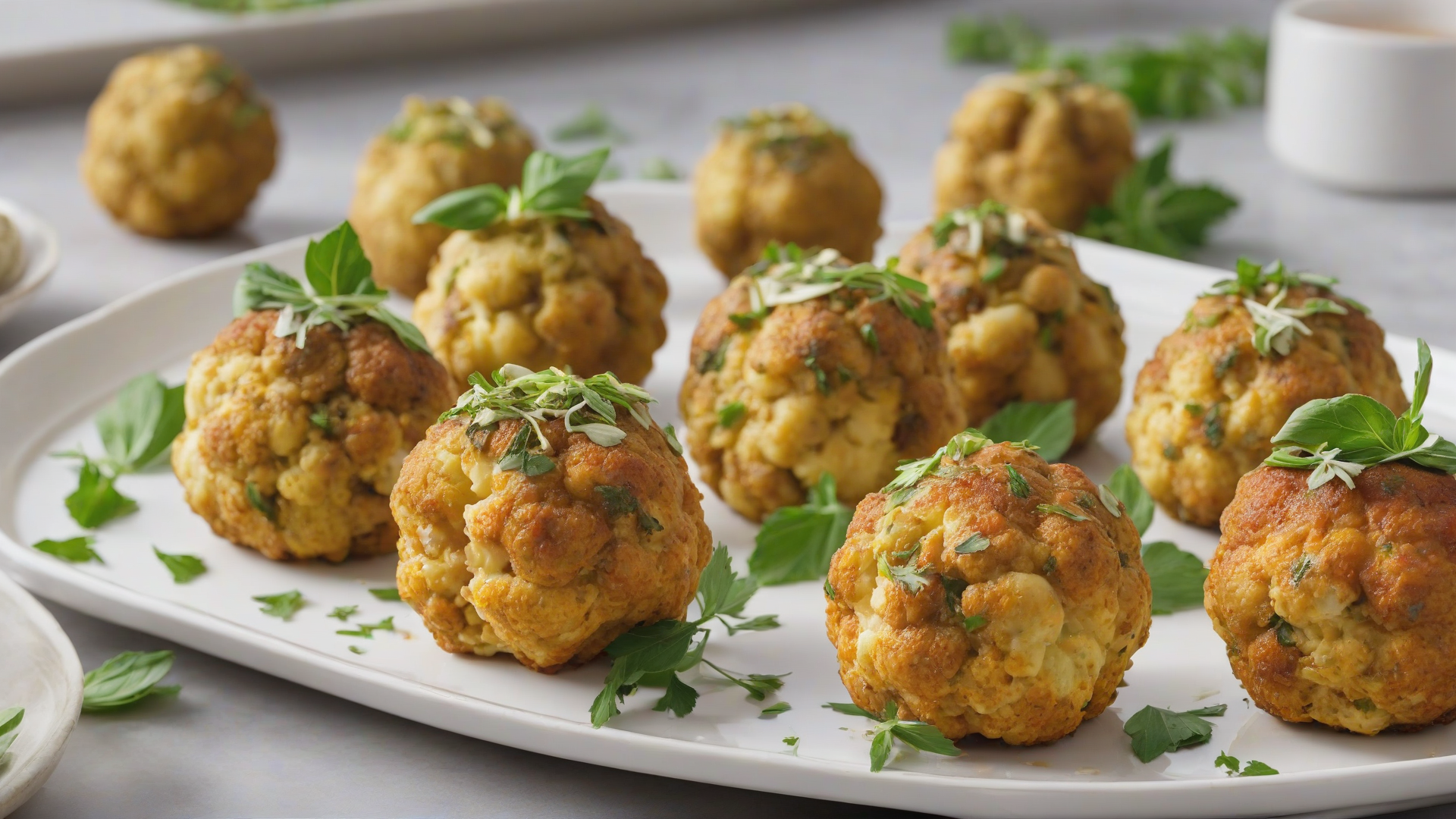Polpette di cavolfiore al forno